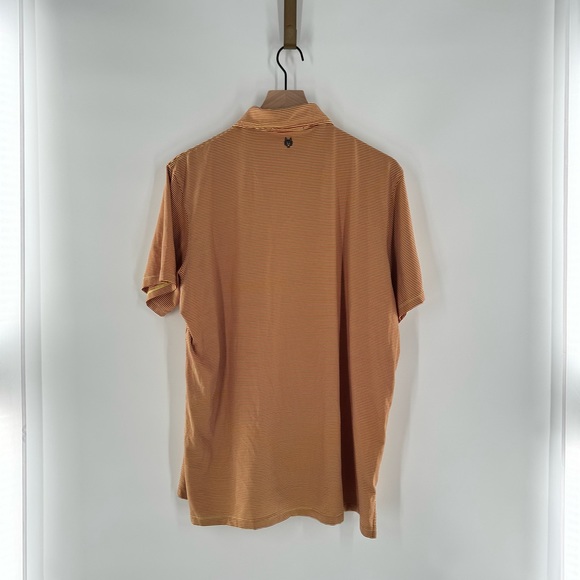 Greyson Perfomance Mens Golf Polo Striped Wolf Shirt Collared Size Large - Picture 2 of 7